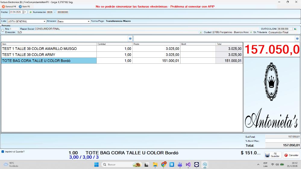 Punto de venta